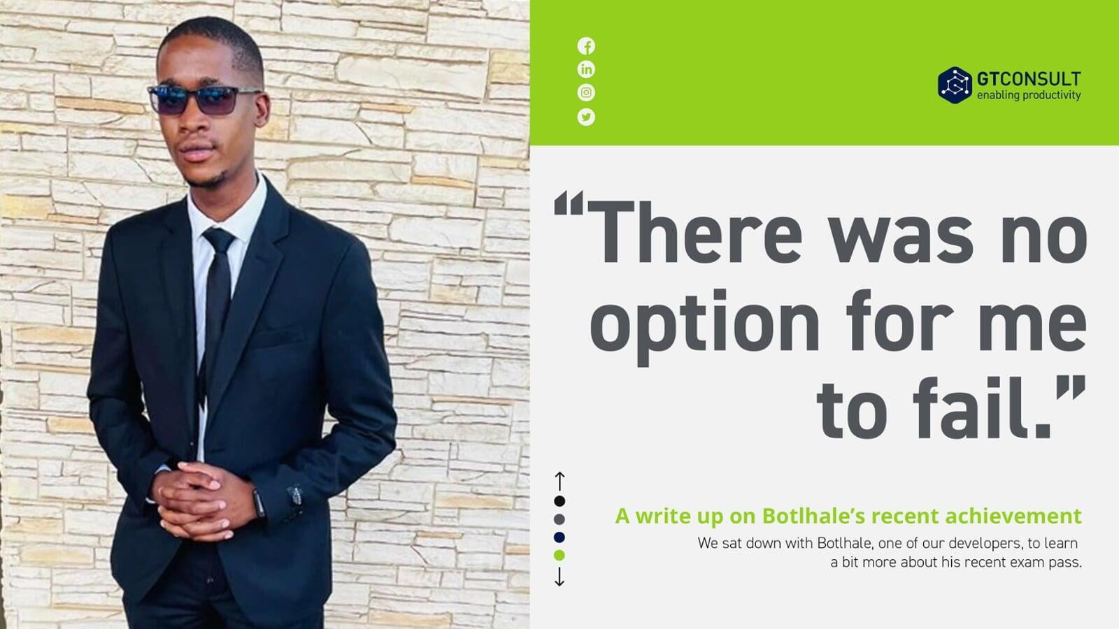 Botlhale is determined to succeed!